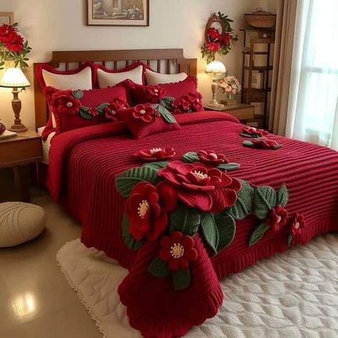 Luxury Bedspreads, Designer Bed Sheets, Bridal Gift Wrapping Ideas, Crochet Bedspread Pattern, Crochet Bedspread, Diy Crochet Projects, Decor Home Living Room, New Project, Crochet Handbags