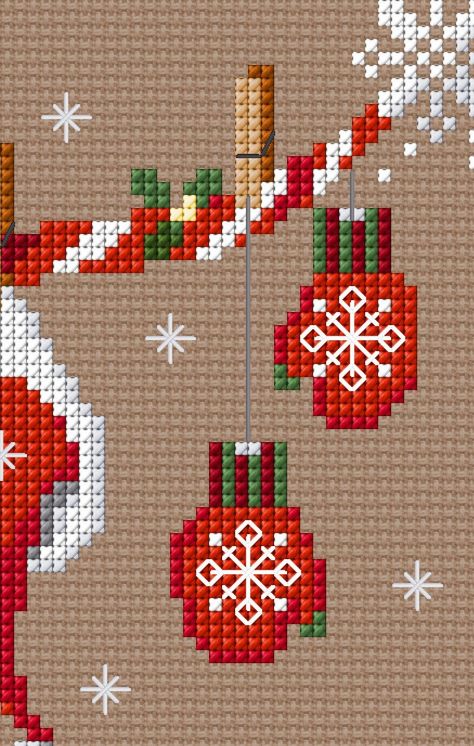 The Clothes of Santa Claus Cross-stitch-pattern PDF - Etsy Canada Canvas Painting Projects, Santa Outfit, Diy Cross Stitch, Cross Stitch Charts, Christmas Pattern, Christmas Cross Stitch, Painting Projects, Le Point, Digital Pattern