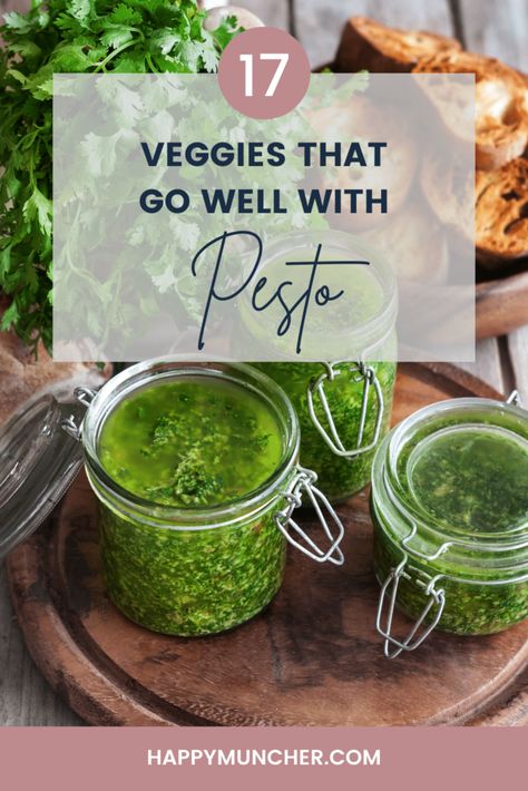 Veggies With Pesto, Pesto With Vegetables, Pesto Vegetables, Pesto Veggies, Pesto Uses, Sauce For Vegetables, Salad Appetizer Cups, Parsley Pesto, Asparagus Beans