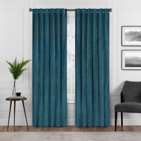 Find the perfect combination of fashion and function with Eclipse Martina window curtain panel. These beautiful panels offer absolute zero 100% blackout benefits and feature a textured, intricate basket Absolute Zero, Blackout Panels, The Eclipse, Book Shelves, Rod Pocket Curtain Panels, Velvet Curtains, Rod Pocket Curtains, Colorful Curtains, Blackout Windows