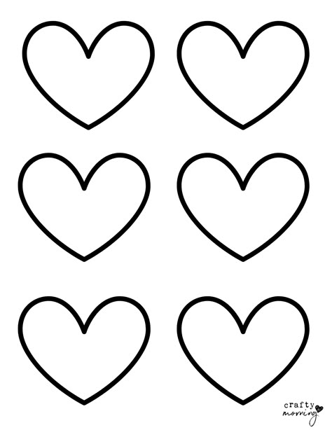 10 Free Printable Heart Templates Free Printable Hearts, Heart Coloring Pages Free Printable, Craft Templates Printable, Heart Templates Free Printables, Printable Heart Template, Bible Crafts Sunday School, Inspiration Journal, Footprint Crafts, Heart Coloring Pages