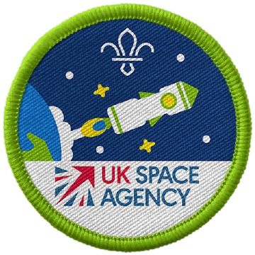 Squirrels Space Explorer Activity Badge | Scouts Squirrel Scouts, Brownie Space Science Adventurer Badge, Beaver Scouts Activities Badges, Eagle Scout Badge, Boy Scouts Merit Badges, Explorers Activities, Different Planets, Embrace Change, Group Work