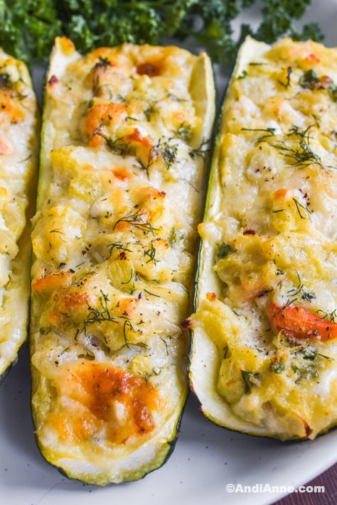 Crab Low Carb Recipes, Crab Stuffed Zucchini Boats, Healthy Crab Meat Recipes, Mediterranean Crab Recipes, Healthy Imitated Crab Recipes, Crab Stuffed Peppers, Crab Stuffed Fish, Healthy Crab Recipes, Crab Recipes Healthy