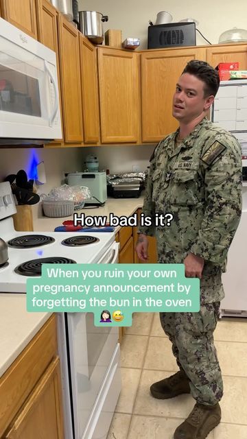 Liz Rose on Instagram: "Announcing our burnt roll 🤍🤍 #submarinefamily #pregnancyannouncement #milso #pregnant #pregnancyreveal #husbandwife" How To Tell Husband About Pregnancy, Funny Ways To Announce Pregnancy, Tell Husband Pregnant, Husband Pregnancy Announcement, Pregancy Announcement, Pregnancy Announcement Video, Pregnancy Husband, Baby Announcement To Husband, Pregnancy Memes