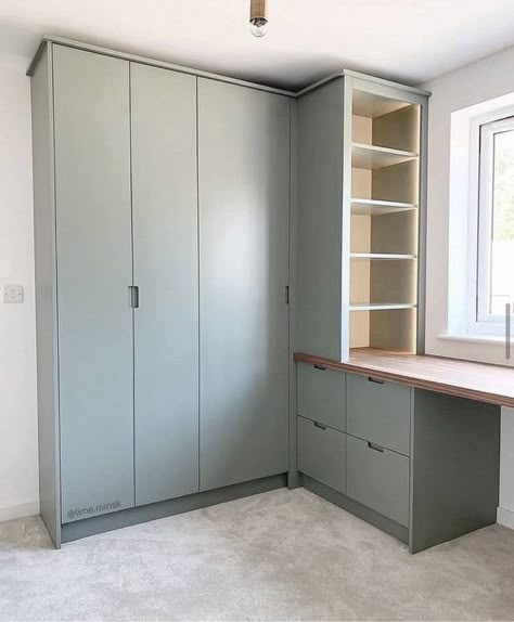 Bedroom Wardrobe Ideas, Small Home Offices, Bedroom Cupboard Designs, Kids Bedroom Designs, Wardrobe Room, Wardrobe Design Bedroom, Small Room Design, Cupboard Design, Elegant Bedroom