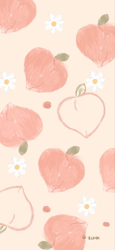 Aesthetic Peach Wallpaper Iphone, Pastel Peach Wallpaper, Food Animation, Drawing List, Mobile Background, Cute Home Screen Wallpaper, Wallpaper Notebook, Peach Wallpaper, Cute Wallpapers For Ipad