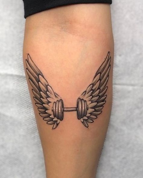 #sportstattoo #sports #tattoo #footballtattoo #colortattoo #football #hockeytattoo #tattoos #baseball #dotworktattoo #nightbikers #palacios #argentina #bronze #voleyball #voley #olimpiadas #olympicgames #chispatattoo #hockey #repost #bikertattoo #tattooart #deportes #bikerun #bicicleta #bycicle #tattoofit #nintendoswitch #trilhaserumos Gym Related Tattoos, Barbell Tattoo Ideas For Women, Dumbell Tattoo, Zim Tattoo, Luca Tattoo, Gym Tattoo Ideas, Weightlifting Tattoo, Dumbbell Tattoo, Gym Tattoos