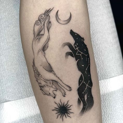 All Posts • Instagram I Am The Moon, Wolf And Moon Tattoo, Wolf Goddess, Rain Tattoo, Earthy Tattoos, Forest Tattoos, Goddess Tattoo, In My Dreams, Sun Tattoo