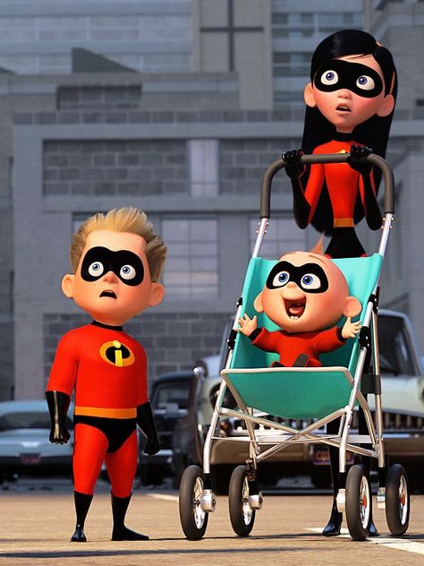 Violet, Dash, and Jack-Jack The Incredibles 2004, Disney Incredibles, Disney Kingdom, Jack And Jack, Disney Addict, Pixar Movies, Disney Films, Disney Dream, Disney And Dreamworks