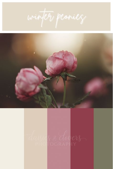 Maternity Color Palette, Maternity Photography Color Scheme, Floral Maternity Shoot Ideas, Wild Flower Maternity Shoot, Maternity Photos Wildflowers, Maternity Shoot Wildflowers, Peony Colors, Engaged Couples Photography, Photography Company