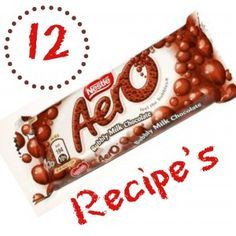 12 Awesome Recipes that Call for Aero Brand Chocolate Bars - Use up that # chocolate #Aero Bar Aero Chocolate Recipes, Baked Cheese Cake, Tasty Easy Recipes, No Baked, Aero Bars, Aero Chocolate, Milk Chocolate Recipes, Chocolate Bar Recipe, Ice Caramel Macchiato