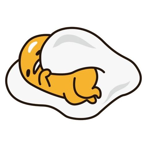 Gudatema Sticker, The Lazy Egg Gudetama, Gutatama Egg, Gudetama Pfp, Gudetama Icon, Lazy Egg Gudetama, Egg Blanket, Egg Gudetama, Gudetama Egg