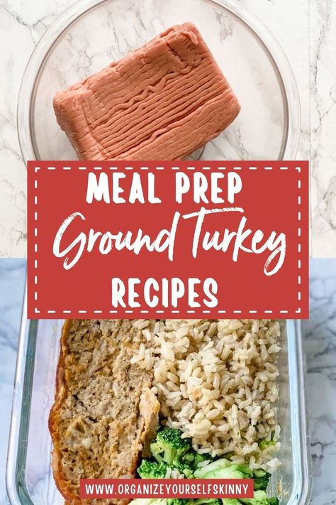 Season Ground Turkey, Turkey Meal Prep Recipes, Meal Prep Ground Turkey, Turkey Meal Prep, Ground Turkey Seasoning, Best Ground Turkey Recipes, Ground Turkey Meal Prep, Ground Turkey Pasta, Ground Turkey Meatballs