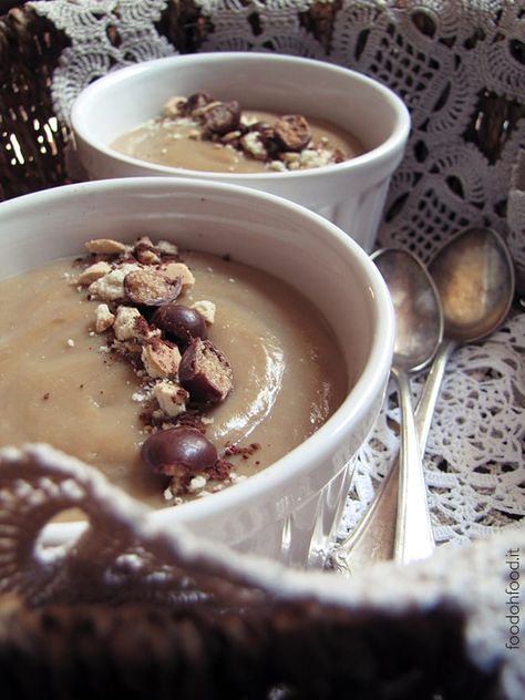 Barley coffee pudding - foodohfood Barley Coffee, Coffee Pudding, Biscotti Cheesecake, Coffee And Vanilla, Rice Flakes, Wheat Rice, Homemade Pudding, Creamy Pudding, Gluten Free Sweet