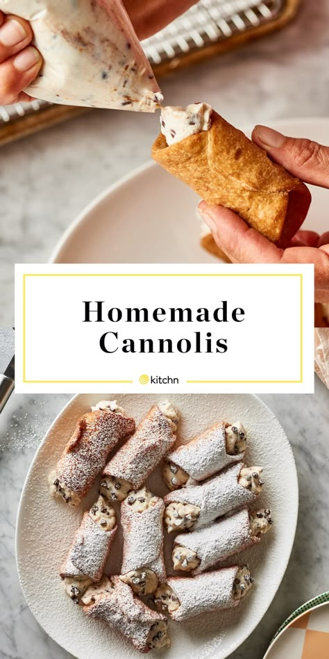 Our Step-by-Step Guide to Making the Best Homemade Cannolis Abruzzese Recipes, Cannoli Dessert, Cannoli Recipes, Italian Cannoli, Cannoli Filling, Cannoli Recipe, Cannoli Cream, Italian Bakery, Custard Desserts