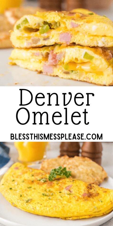 Denver Omelet Recipe Denver Omelet, Baked Omelet, Whole30 Vegan, Recipes Meatless, Omelets Recipe, Clean Eating Meals, Easy And Healthy Recipes, Meatless Recipes, Free Meal Plans