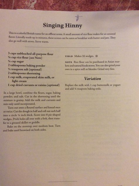 Singing hinny Rice Flour, Sweet Savory, Scones, Purpose Flour, Stew, Tart, Pastry, Jam, Singing