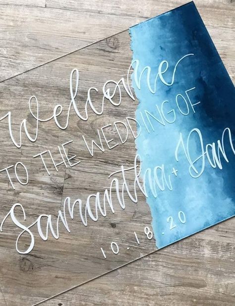 Oil Based Markers, Wedding Table Number Holders, Open Bar Sign, Diy Calligraphy, Clear Acrylic Sheet, Blank Sign, Welcome Card, Signing Table Wedding, Event Sign