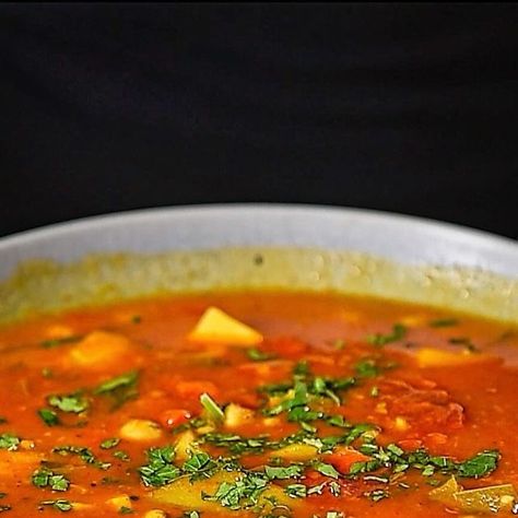 Wil Yeung on Instagram: "A recipe so stew-pendous, you’ll want to make it every week 😎🥣 Catch the latest YouTube episode and learn how to make an extraordinary chickpea stew recipe today.  Clickable link in bio 🎥 https://youtu.be/3UUW-kGgSRc  Ingredients: 3 pieces garlic  1 red onion  1 red bell pepper  4 yellow potatoes  1 1/2 cups cherry tomatoes  400ml canned chickpeas  3 tbsp olive oil  2 tsp salt  pepper to taste  1/2 tsp turmeric  2 tsp sweet paprika  1 tsp smoked paprika  4 cups unsalted veggie stock  lemon wedges  few sprigs parsley  Directions: 1. Finely chop the garlic.  Dice the red onion, red bell pepper, and green bell pepper.  Peel the yellow potatoes and chop them into about 1 inch cubes.  Slice the cherry tomatoes in half.  Rinse and drain the canned chickpeas  2. Heat u Wil Yeung Recipes, Sweet Paprika, Yellow Potatoes, Chickpea Stew, Green Bell Pepper, Veggie Stock, Stew Recipe, Lemon Wedge, Green Bell Peppers