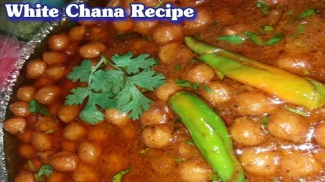 White Chana Recipe | White Chickpeas | Curry | White Chana In Urdu Hindi | Fatima's Vlogs White Chana Recipe, Chickpeas Curry, Chana Recipe, Chickpea Curry, Curry Recipes, Chickpeas, Chana Masala, Free Recipes, Free Food