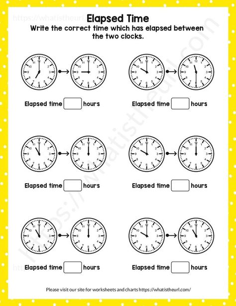 This is our 2nd exercise on finding the elapsed time. The answer will be always in hours. So, please remember that this is a simple exercise that can help kids to learn about the elapsed hours.Please download the PDF Elapsed Time Worksheet for Grade 3-exercise 2 Time Worksheets Grade 3, Elapsed Time Worksheets, Graphic Organizer Template, Pythagorean Theorem Worksheet, Worksheets For Grade 3, Time Worksheets, Third Grade Classroom, 2nd Grade Worksheets, Elapsed Time