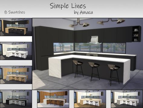 Sims 4 Cc Modern Kitchen Counters, Sims Kitchen Clutter, Kitchen Counters Sims 4 Cc, Sims 4 Cc Kitchen Table, Sims 4 Luxury Kitchen, Modern Kitchen Sims 4 Cc, Sims 4 Alpha Cc Furniture Kitchen, The Sims 4 Cc Kitchen Counter, Sims 4 Cc Modern Kitchen