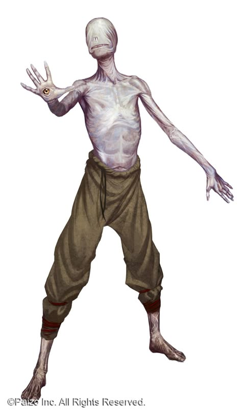 Homunculus Fantasy Art, Ghoul Concept Art, Ghoul Creature, Character Design Horror, Fantasy Monster Concept Art, Four Arms Character Design, Ghoul Monster, Arcadia Quest, Dark Creatures