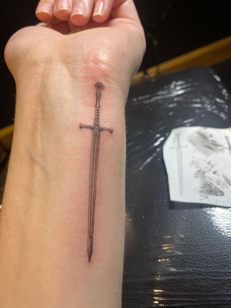 Cross Swords Tattoo Design, Iron Sharpens Iron Tattoo, Excalibur Tattoo, Medieval Tattoo Ideas, Truth Tattoo, Bicep Tattoo Women, Vanity Corner, Chess Tattoo, Biblical Tattoos