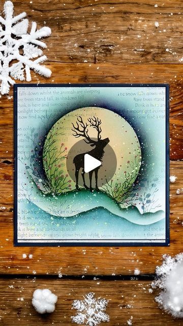 Lavinia Stamps Stag Cards, Lavinia Christmas Cards, Fairy Cards, Lavinia Stamps Cards, Reindeer Card, Stamped Christmas Cards, The Stag, Magical Winter, Lavinia Stamps