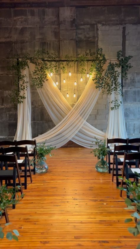 fleurandstitch on Instagram: I don’t think we are ever going to get over this one. Huge congratulations to B + A tying the knot last weekend. Also a big thanks to… Wedding Arch Greenery, Drapery Ideas, Christmas Wedding Themes, Marriage Retreats, Decorative Ideas, Gettin Hitched, Tying The Knot, Ceremony Arch, Backdrop Design