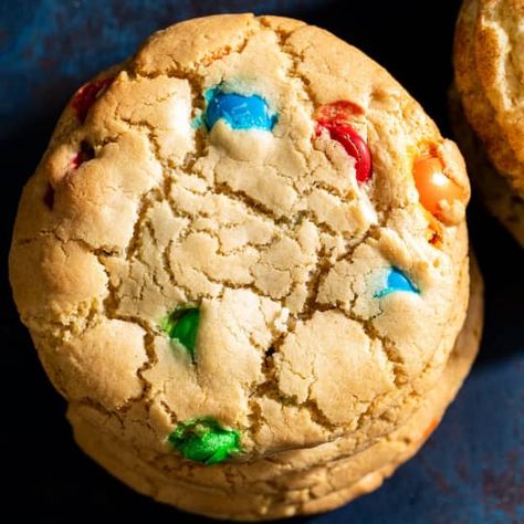 M&M Cookies | Cook's Country Cooks Country, Cooks Country Recipes, Donut Toppings, Caramel Chocolate Bar, Cookie Toppings, Caramel Tart, Cookie Boxes, M M Cookies, America's Test Kitchen Recipes