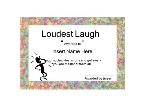 Funny Certificate - How to create a Funny Certificate? Download this Funny Certificate template now! Funny Certificate Templates, Awards Certificates Template Funny, Funny Certificates Awards For Friends, Funny Award, Funny Awards Certificates, Work Awards, Funny Certificates, Instagram Backgrounds, Funny Awards