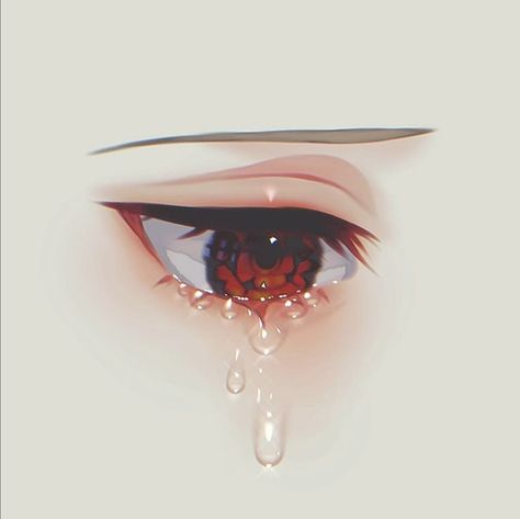 Drawing Tears, Anime Eyes Drawing, How To Draw Tears, Tears Art, Digital Painting Techniques, Eyes Drawing, 얼굴 그리기, Go To Bed, Digital Painting Tutorials