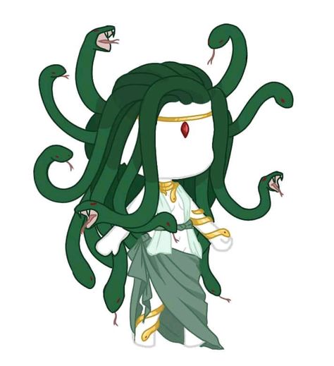 Medusa Gacha Club, Medusa Hair, Bottle Drawing, Gacha Clothes, Gacha Outfit, Creative Drawing Prompts, Body Pose Drawing, Cute Kawaii Drawings, Chibi Drawings