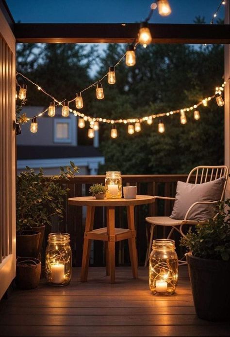 Tiny Patio Ideas, Ideas For Small Patios, Balcony Makeover Ideas, Cozy Porches, Tiny Patio, Small Patio Ideas, Small Back Porch Ideas, Balcony Makeover, Small Patios