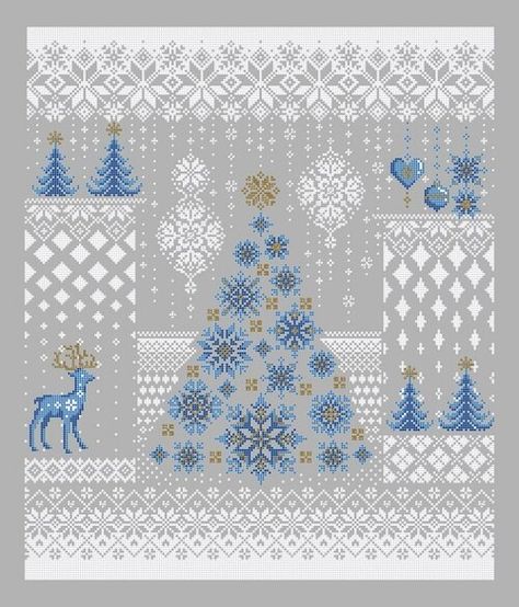 Snowflake Cross Stitch, Savings Ideas, Fabric Stores, Mill Hill Beads, Cross Stitch Christmas, Winter Cross Stitch, Cross Stitch Tree, Christmas Favorites, Stitch Christmas