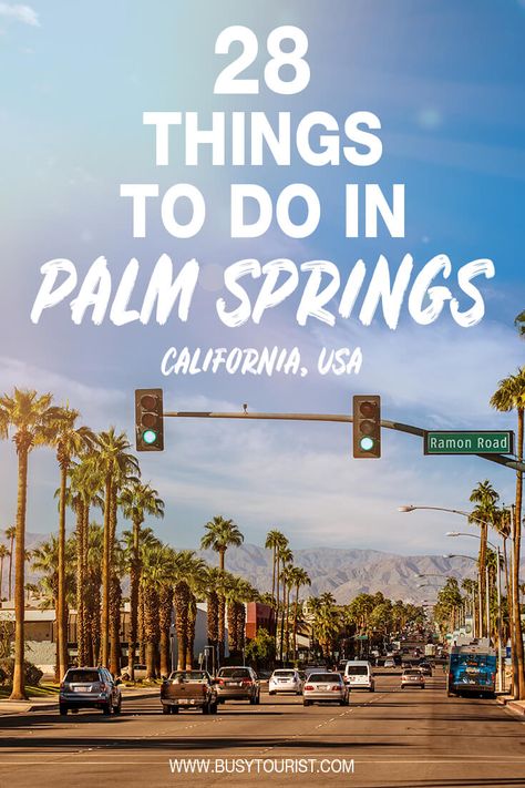 Wondering what to do in Palm Springs, CA? This travel guide will show you the top attractions, best activities & fun things to do in Palm Springs, California. Start planning your itinerary and bucket list now! #palmsprings #california #californiatravel #travelcalifornia #usatravel #ustraveldestinations #ustravel #americatravel #thingstodo Palm Springs Day Trip, Things To Do In Palm Springs California, Palm Springs Travel Guide, What To Do In Palm Springs Ca, Palm Springs Joshua Tree Itinerary, Palm Springs Tramway, Inspiring Places, Beautiful California, Usa Destinations