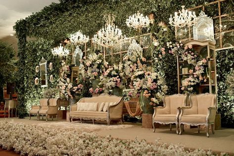 Florist and Wedding Decoration #rusticwedding #rustic #wedding #indonesia Indian Wedding Garden Decoration, Javanese Wedding Decoration, Diy Wedding Aisle Decorations, Wedding Aisle Decorations Indoor, Diy Wedding Aisle, Vintage Wedding Backdrop, Javanese Wedding, Aisle Decorations, Wedding Stage Backdrop