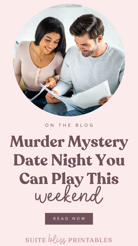 Murder Mystery Date Night You Can Play This Weekend Looking for a thrilling date night idea? Solve a murder mystery together this weekend! Get ready to play detective and uncover the secrets behind a deadly crime. Perfect for couples who love a little mystery and intrigue! Read more and find out where to buy on the blog! Unsolved Case Files, Detective Movies, Date Night Games, Mystery Date, Detective Game, Romantic Date Night Ideas, Date Night Dinners, Mystery Dinner, Weekend Reading