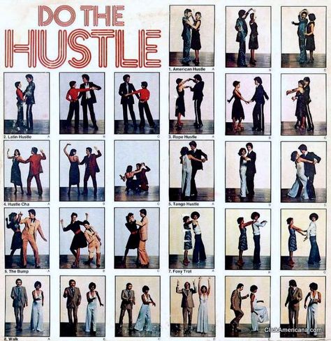 Share Tweet + 1 Mail Don’t let the Hustle grind you down by Peter McCabe If you haven’t yet caught Hustle fever, you will. ... Hustle Dance, Pina Bausch, Dance Instruction, American Hustle, Jitterbug, Saturday Night Fever, Night Fever, Disco Dance, Dance Steps