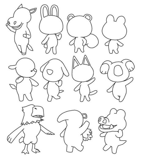 Acnh Drawing, Animal Crossing Journal, Animal Crossing Drawings, Acnh Art, Animal Crossing Art, Animal Crossing Fan Art, Animal Crossing Characters, Animal Cakes, Animal Crossing Villagers