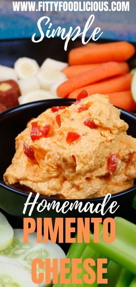 Smoked Pimento Cheese, Pub Cheese, Summer Dip, Homemade Pimento Cheese, Pimento Cheese Recipes, Extra Sharp Cheddar, Appetizer Platters, Easy Cheese, Pimento Cheese