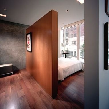 False Wall Bedroom Design Ideas, Pictures, Remodel and Decor Wall Bedroom Design, Wall Pictures Ideas, Wall Behind Bed, False Wall, Loft Room, Bedroom Photos, Wall Bedroom, Bed In Living Room, Reno Ideas