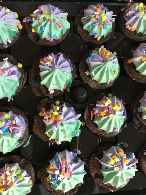 Mermaid Brownies, Brownie Ideas, Mermaid Baby, Mermaid Baby Showers, Mermaid Cakes, Baby Mermaid, Mermaid Party, Childrens Party, 7th Birthday