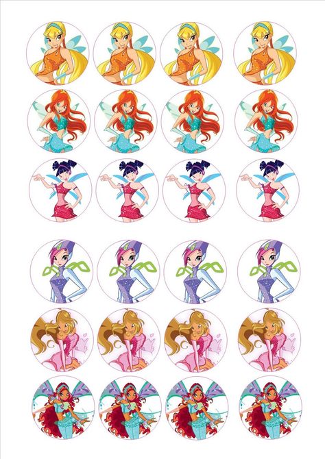 24 icing cake toppers decorations birthday winx winks club fairies d1 in Crafts, Cake Decorating | eBay Winks Club, Girly Party Ideas, Disney Princess Facts, Disney Princess Cake, Icing Cake, Klub Winx, Bloom Winx Club, Baby Shower Cake Topper, Decoration Birthday