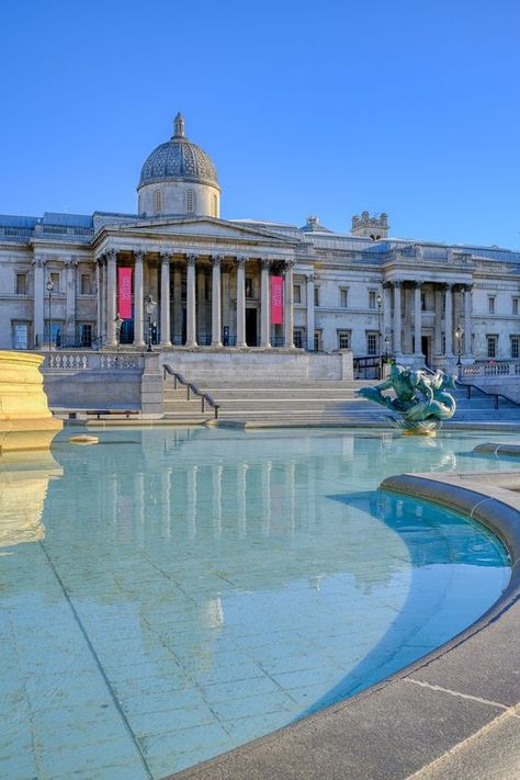 Trafalgar Square - London Trafalgar Square London, Fountain Square, Travel England, Big Ben London, London Summer, Photography Architecture, Kingdom Of Great Britain, Trafalgar Square, London Today