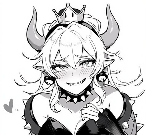 Queen Boo Pfp, Goth Peach, Goth Characters, Type Of Girlfriend, Anime High School, Halloween Icons, Art Icon, Anime Poses, Fantasy Artwork