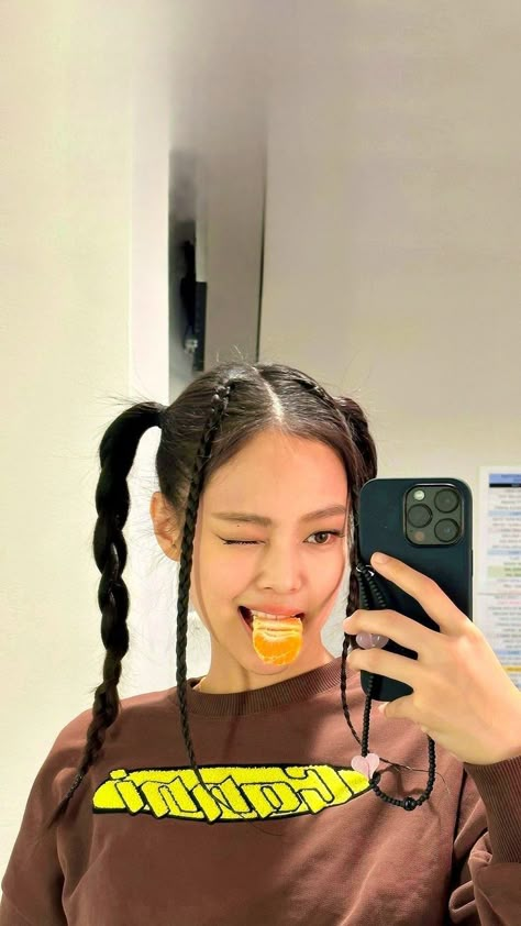 Blackpink Jennie Braids, Mirror, Plaits