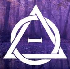 Therian Symbol Aesthetic, Therian Symbol Pfp, Therians Pfp, Therian Tips, Therian Symbol, Delta Symbol, Therian Pfp, Purple Painting, Maybe In Another Life