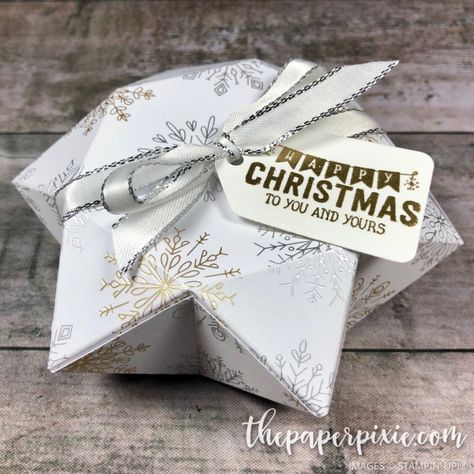 Diy Box Paper, Gift Box Template Printable, The Paper Pixie, Paper Pixie, Christmas Treats Boxes, Video Star, Trendy Diy, Gift Box Template, Paper Boxes